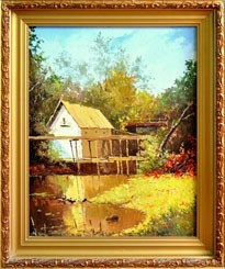 Картина «Домик в деревне»
