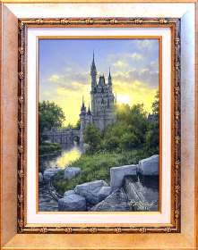 Картина «Замок, рассвет»