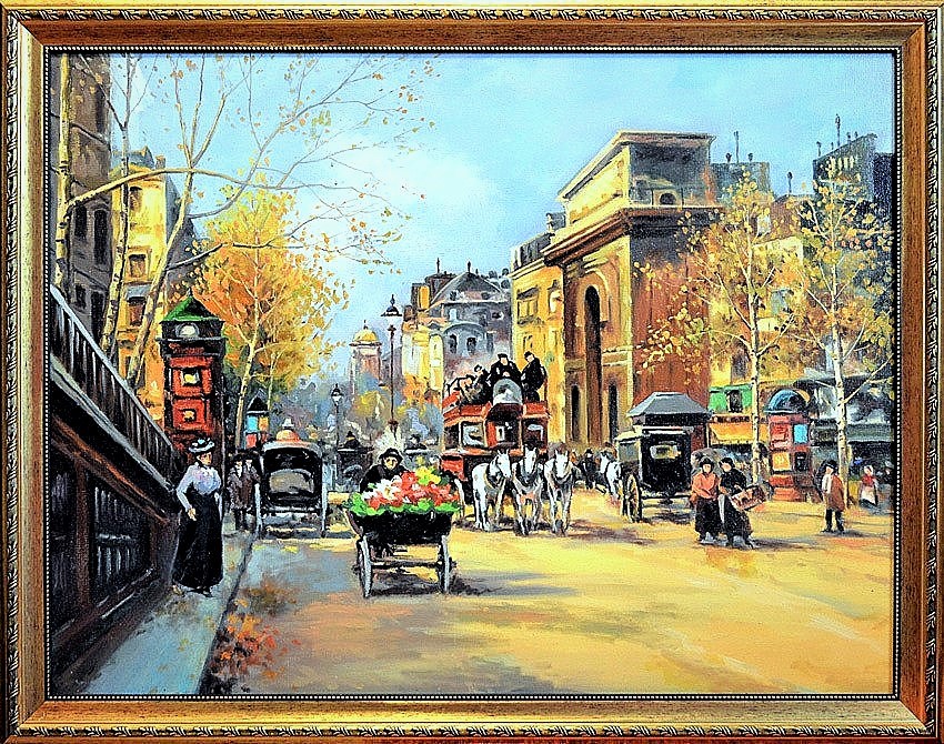 Картина «Улочки Парижа»