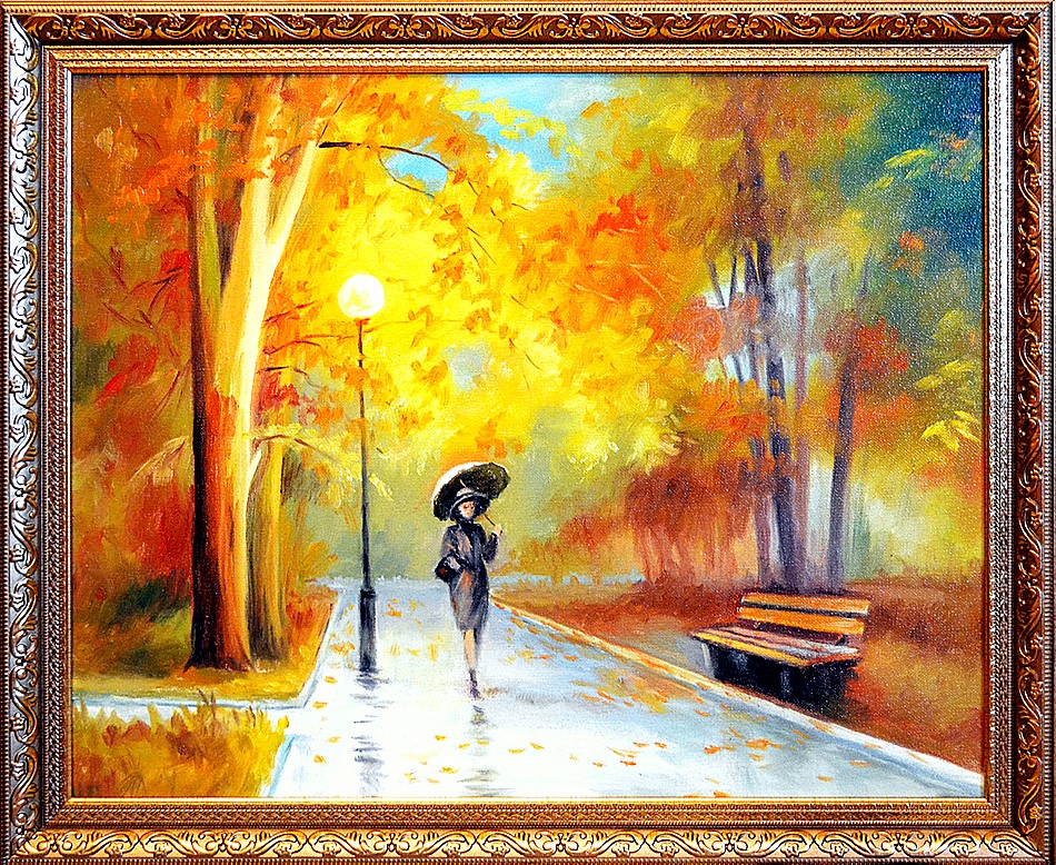 Картина «Прогулка в парке»
