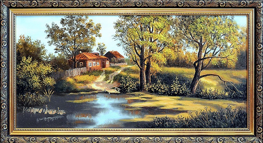 Картина «Домик в деревне»