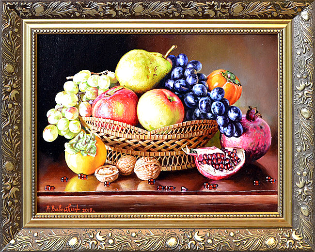 Картина «Гранаты с фруктами»