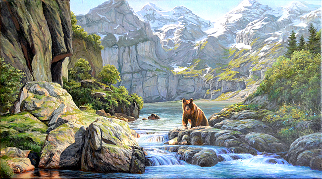 Картина «Медведь приходящий»